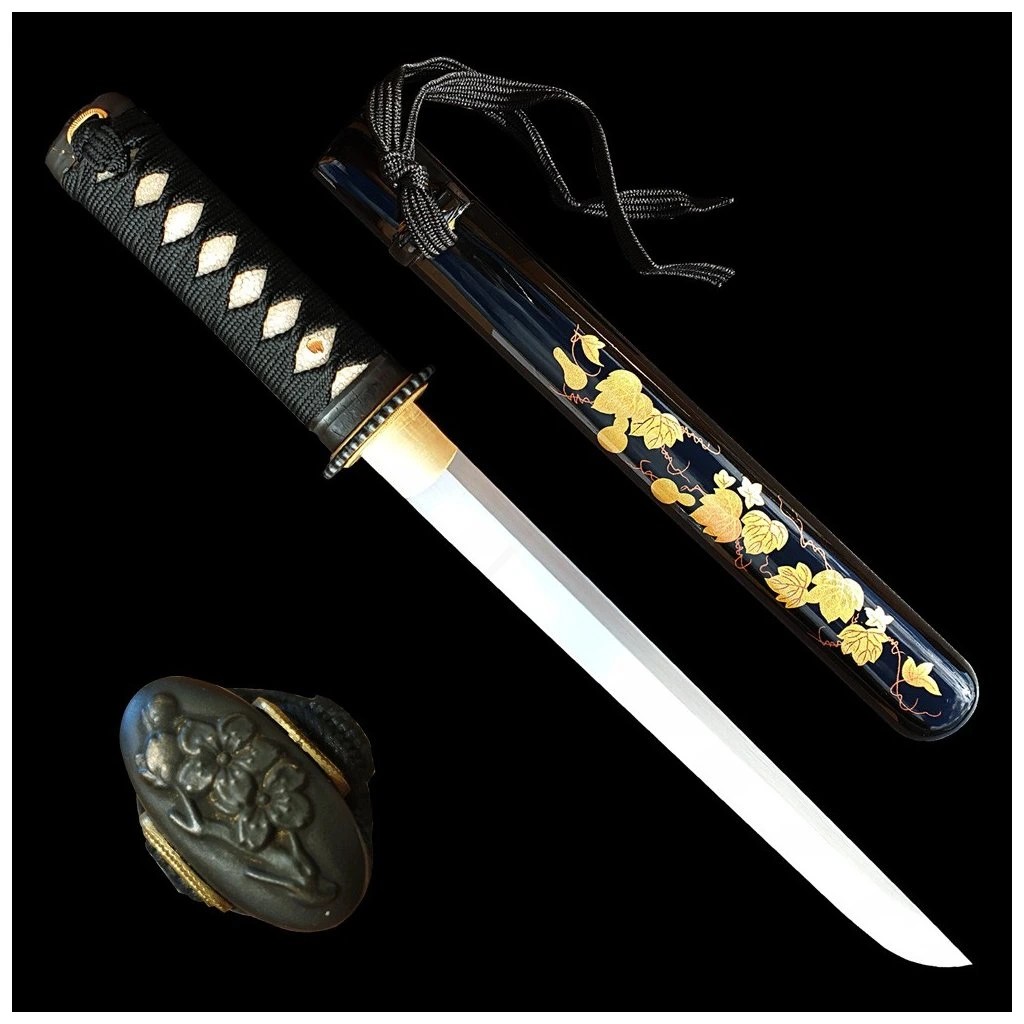 foto Kawashima Dekorativn� replika tanto Flowers, p�ekl�dan� ocel AISI 1045